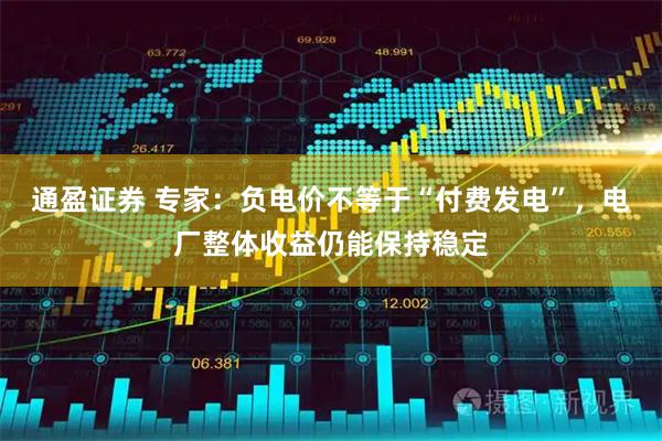通盈证券 专家:负电价不等于“付费发电”,电厂整体收益仍能保持稳定
