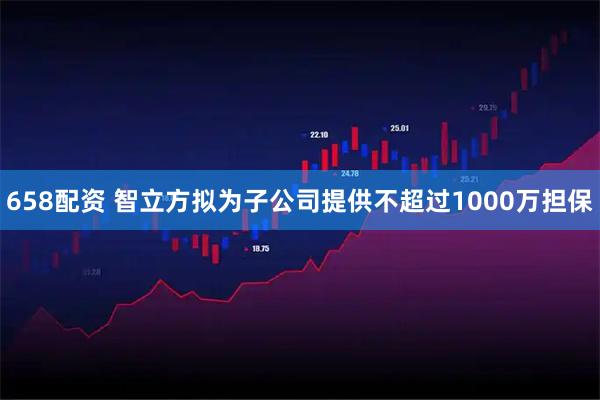 658配资 智立方拟为子公司提供不超过1000万担保